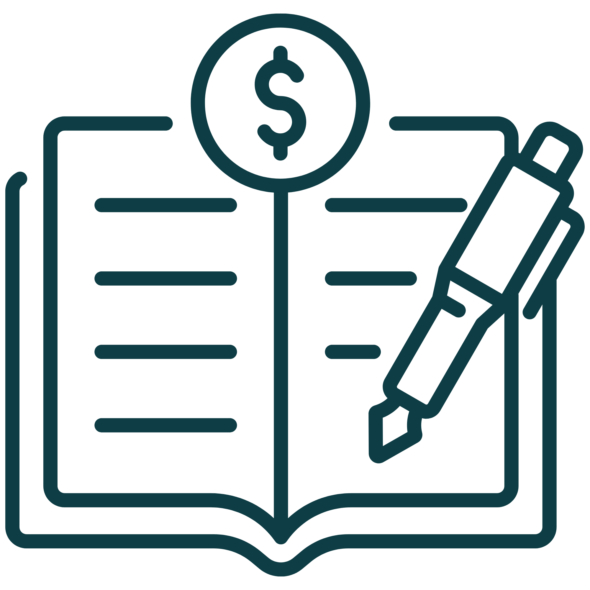 Bookkeeping Teal